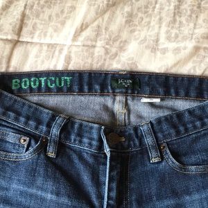 J. Crew Bootcut stretch jeans